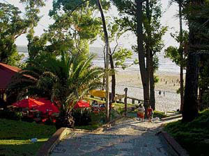 Almorzar o cenar junto al mar