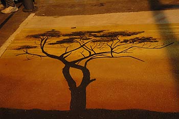 arte con tiza - casi terminado